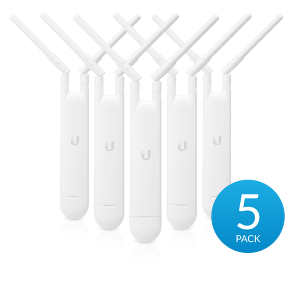 Pachet 5x Access point Wireless 2x2 MIMO 2.4GHz, 2x2 MIMO 5GHz - Ubiquiti UAP-AC-M-5