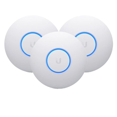 Pachet 3 x Access Point nanoHD, PoE, 3 dBi, 4x4 MIMO 5GHz, 200 user - Ubiquiti UAP-NANOHD-3