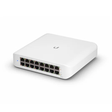 Switch 16 porturi GbE din care 8x GbE PoE+, 45W - Ubiquiti USW-LITE-16-POE