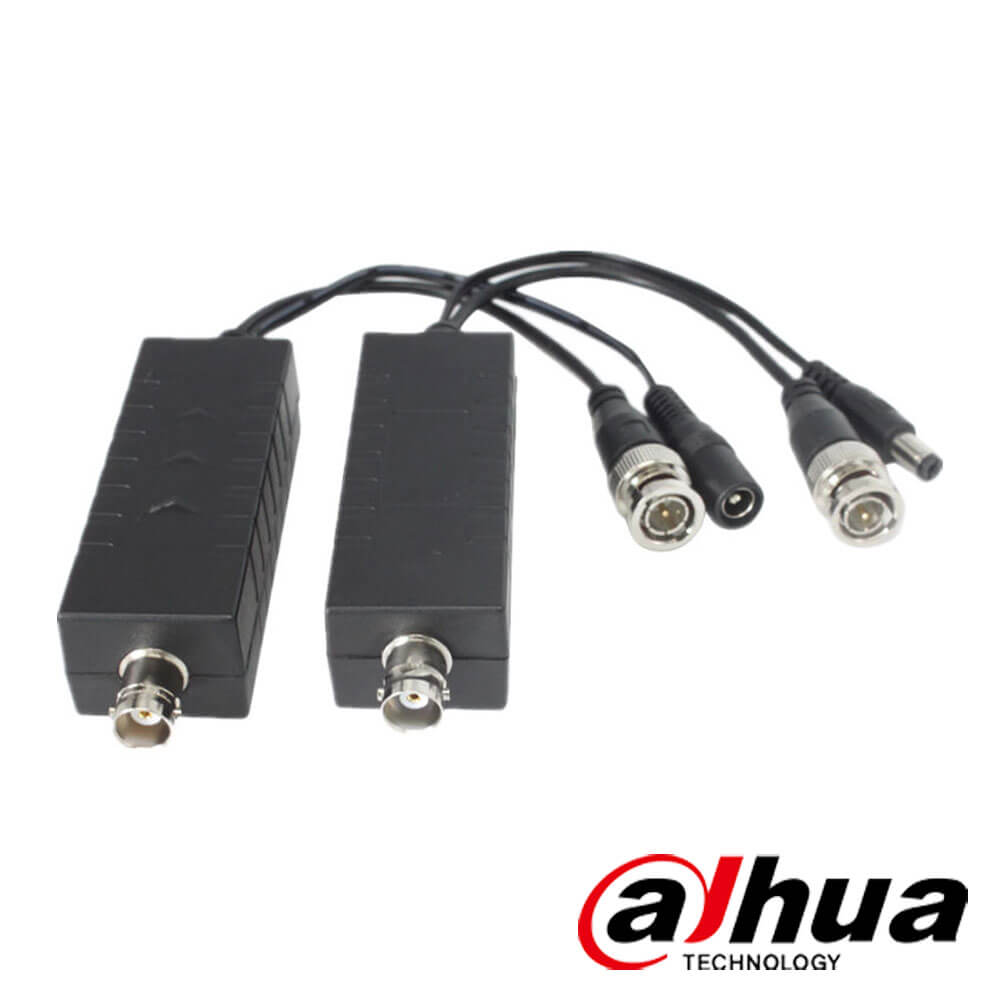 Tranceiver PoC HD, alimentare si semnal video pe un singur cablu coaxial - Dahua PFM810
