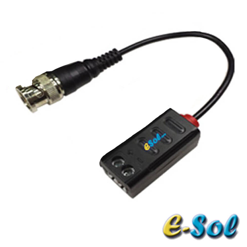 Video balun pasiv BNC - UTP - e-Sol VBHD01