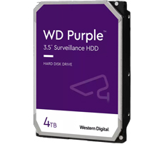 Hard disk supraveghere 4TB, Purple SATA 6 Gb/s, 5400RPM, 180MB/s, 256MB - Western Digital WD42PURU