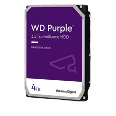 Hard disk supraveghere 4TB, Purple SATA 6 Gb/s, 5400RPM, 180MB/s, 256MB - Western Digital WD43PURZ