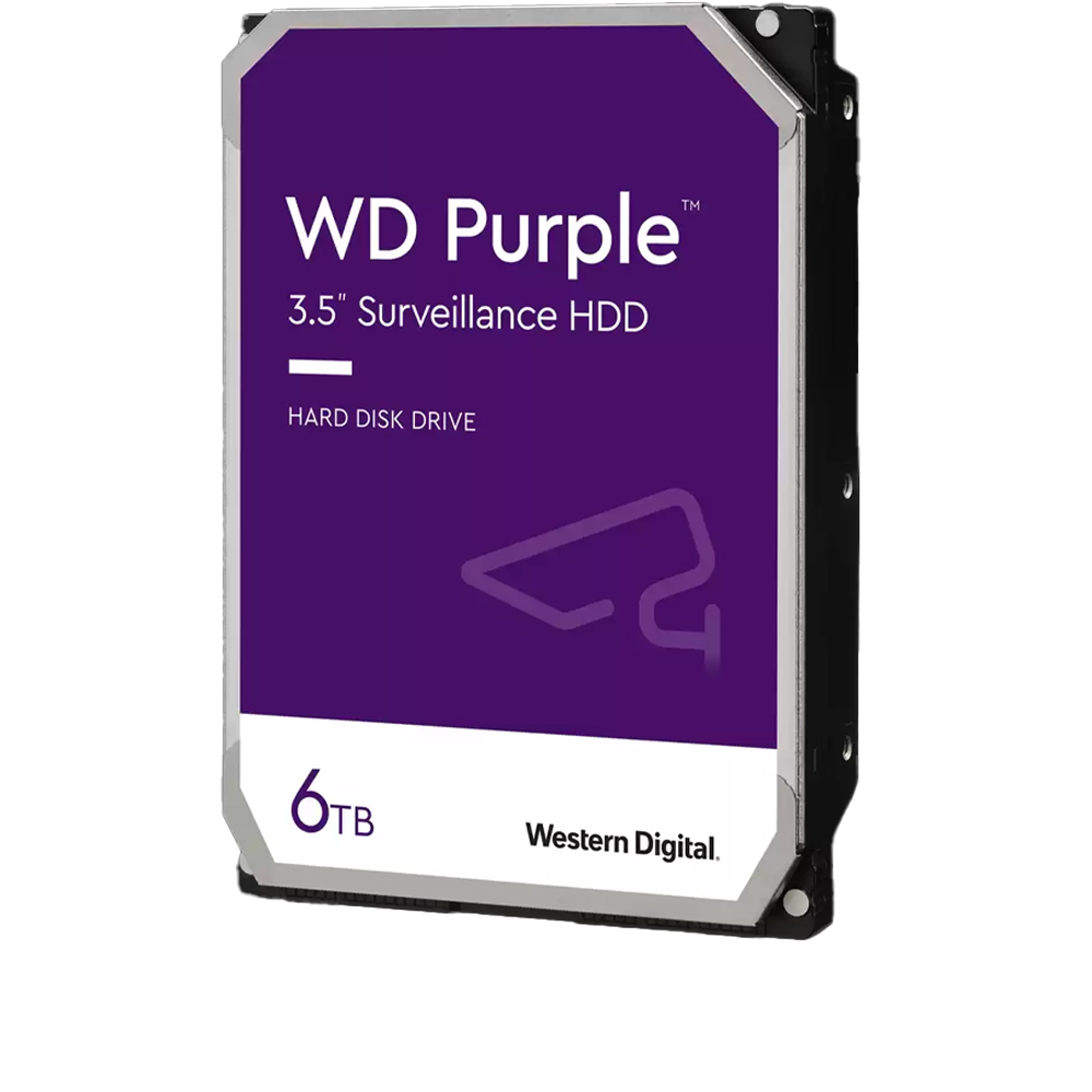 Hard disk supraveghere 6TB, Purple SATA 6Gb/s, 5400RPM, 180MB/s, 256MB - Western Digital WD63PURU