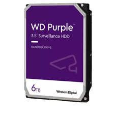 HDD special supraveghere 6TB, Purple, SATA3, IntelliPower 5400rpm, 256MB - Western Digital WD64PURZ