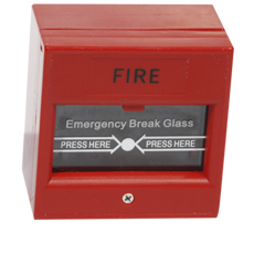 Buton aplicabil, din plastic, pentru ieșire de urgență, culoare roșie, NC/NO - Yli CPK-860C