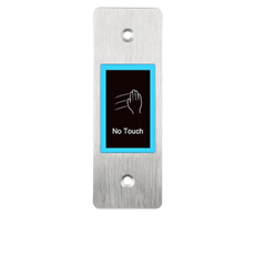 Buton de iesire fara atingere, incastrabil, aliaj de zinc, led stare, temporizare - Yli EBUTTON 1-X