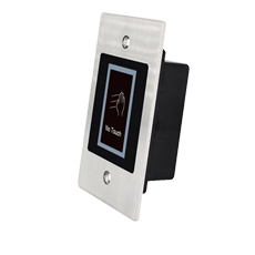Buton de iesire fara atingere, incastrabil, otel inoxidabil, led stare - Yli EBUTTON-2