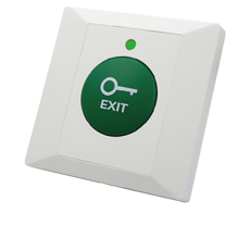 Buton de iesire mecanic cu montare aplicata, LED de stare bicolor si buzzer - Yli W8P