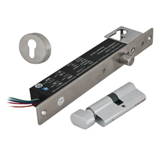 Bolț electric de înaltă siguranță, acțiune magnetică, cilindru cu cheie, 2000Kg - Yli YB-600