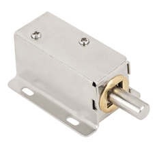 Incuietoare electromecanica din metal cu bolt, pentru usi de vestiare - Yli YE-302B-M