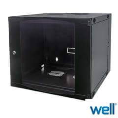 Cabinet Metalic - Rack 6U - Vitacom CAB/WM-19/6U-37X57X45/BK/FP-INTL