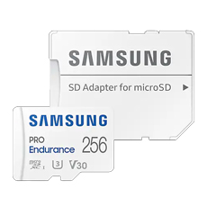 Card memorie PRO Endurance, 256GB, Clasa 10, pana la 40MB/S, adaptor - Samsung MB-MJ256KA/EU