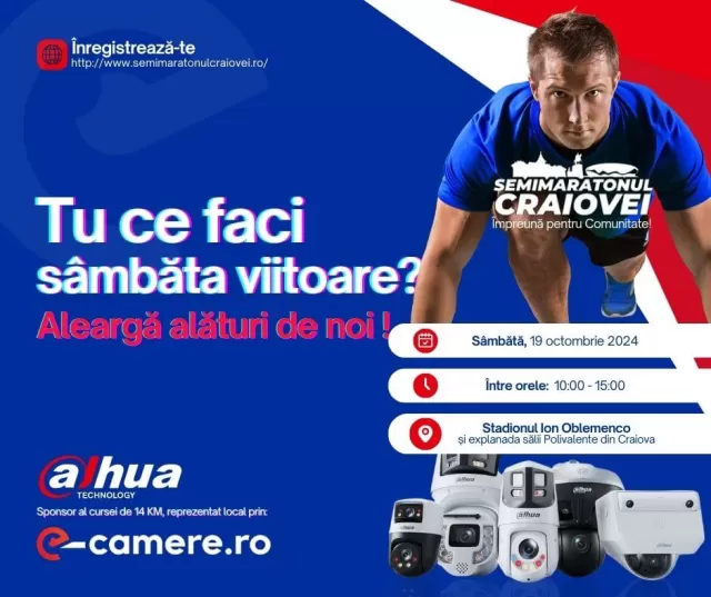 Noi participam la Maratonul Craiovei? Vrei sa alergi alturi de noi?