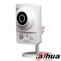 Camera IP wireless 1Mp, Interior, IR 10m, Microfon, Speaker si Slot Card- Dahua IPC-KW12W