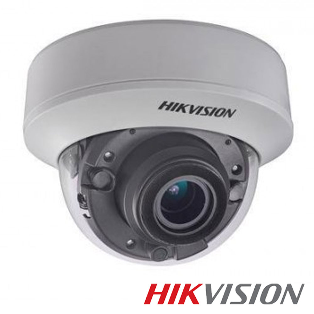 Camera 5MP Interior, IR 40m, POC, Zoom 5x - HikVision DS-2CE56H0T-ITZE