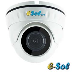 Camera IP 2MP Exterior, IR 20m, POE, Slot Card, lentila 2.8 - e-Sol D200/20-M-P