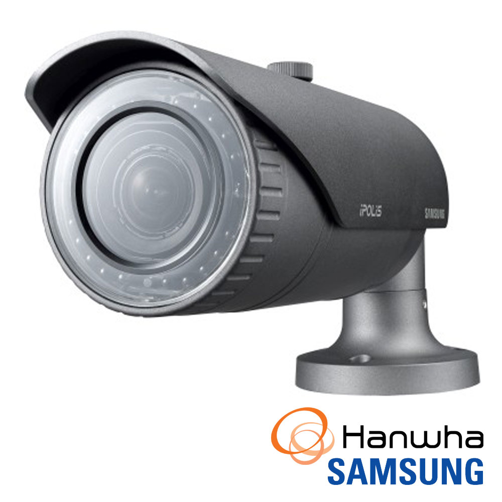 Camera IP 3MP Exterior, Zoom 3x, IR 30m, POE, Slot Card - Samsung SNO-7084R