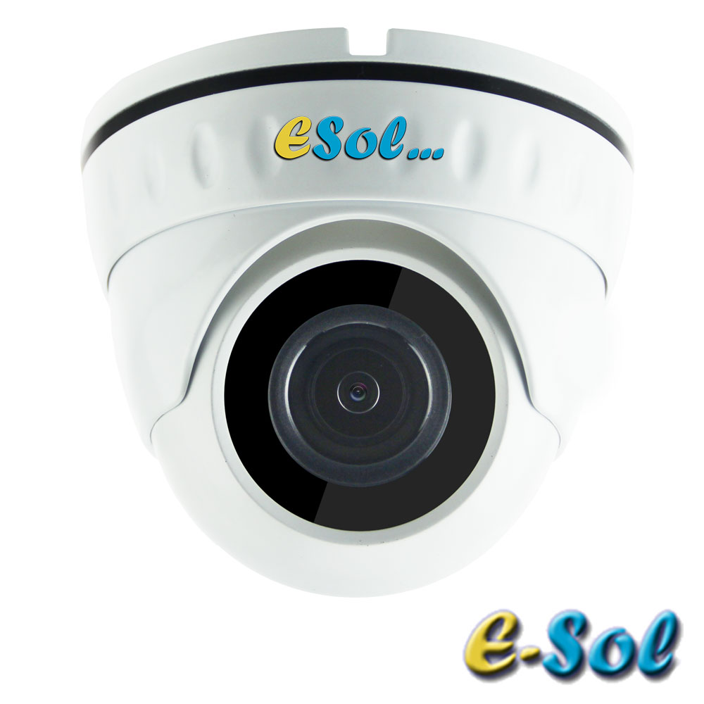 Camera IP 4MP Exterior, IR 30m, POE, Slot Card, lentila 2.8 - e-Sol D400/20-M