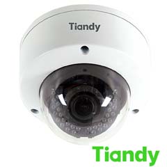 Camera IP 4MP, Exterior, Zoom 4x, IR 30m, PoE, Slot Card - Tiandy TC-NC44M