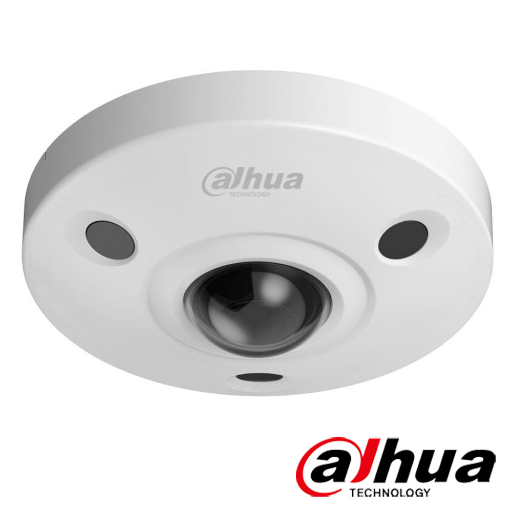 Camera IP Fisheye 12 MP, Exterior, IR 10m, Unghi 185A°, PoE, Microfon, Card - Dahua IPC-EBW81200