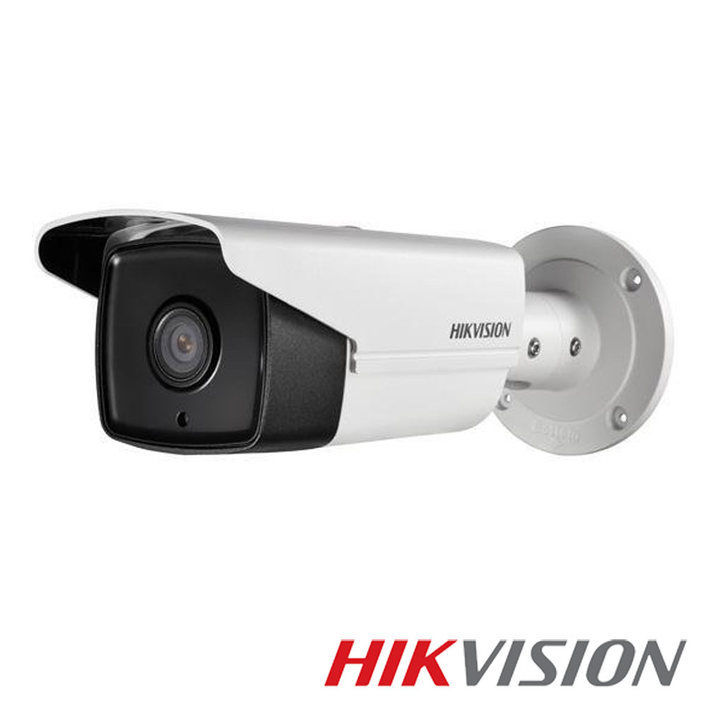 Camera IP 2MP Exterior, IR 80m, POE, Slot Card, lentila 6 - HikVision DS-2CD2T23G0-I8