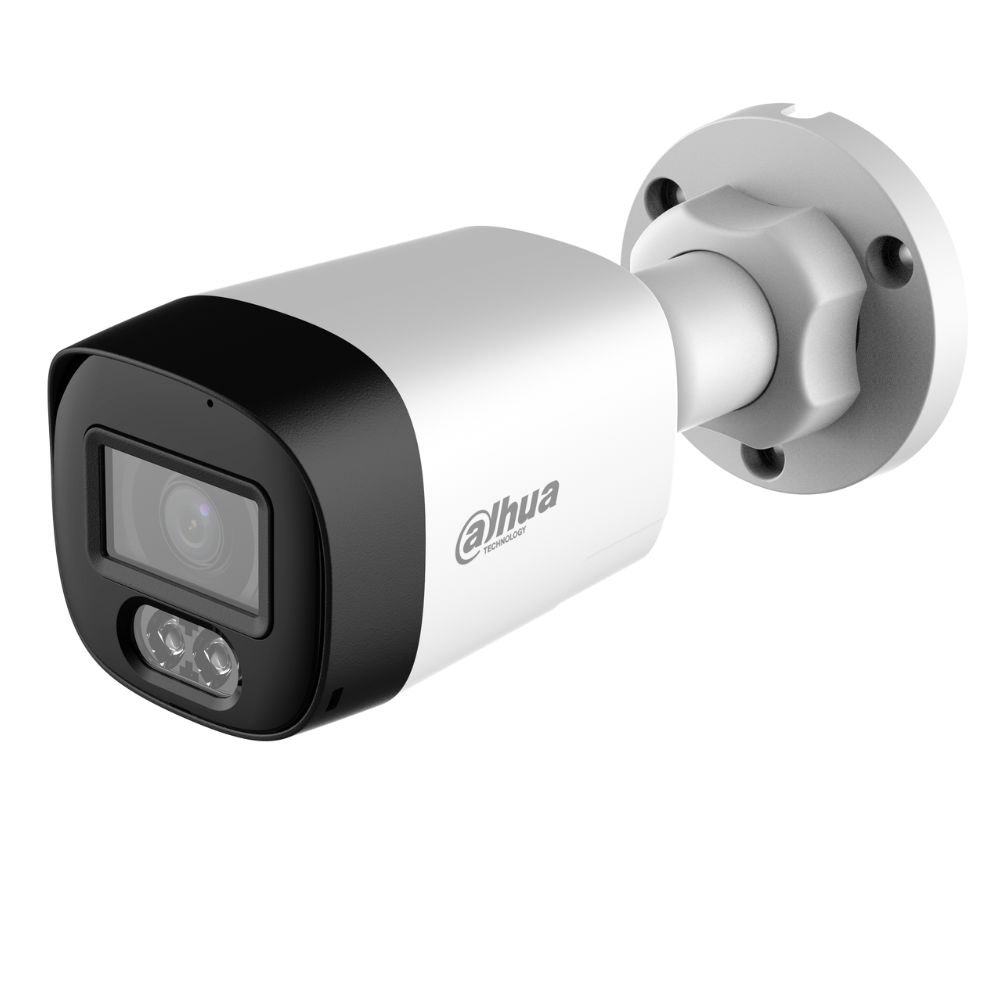 Camera 2MP, Exterior, HDCVI, LED/IR 30m, Mic, 2.8mm, SMD Plus - Dahua HAC-HFW1200RL-IL-T-0280B-DIP