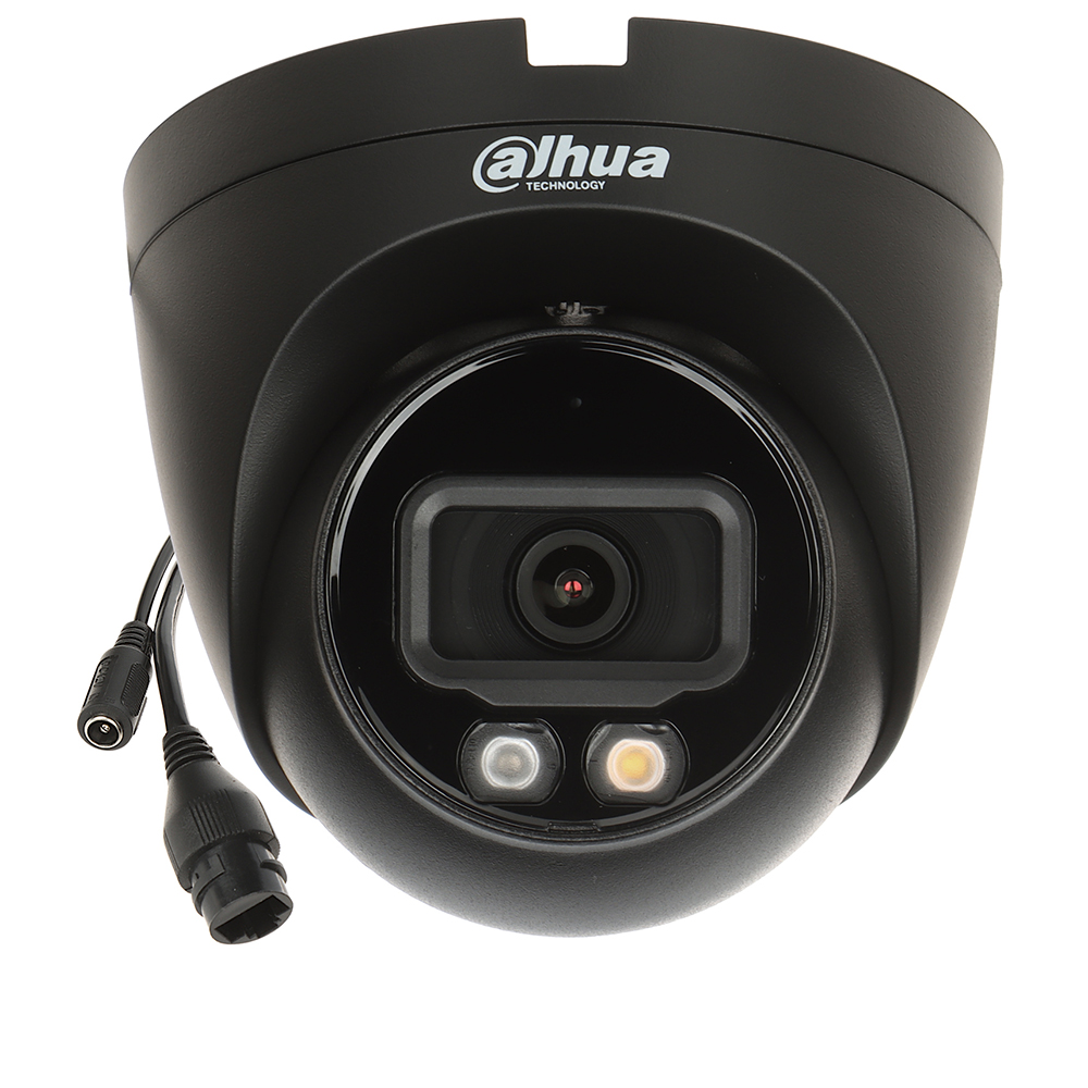 Camera IP 4MP, LED/ IR 30m, SDI, Card, PoE, WizSense, 2,8mm, SMD+ - Dahua IPC-HDW2449T-S-IL-BLACK
