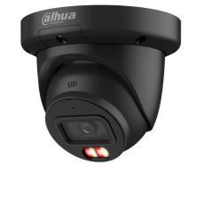 Camera IP 6MP Exterior LED/IR 30m Card Mic PoE 2.8mm WizSense - Dahua IPC-HDW3649QM-S-IL-0280B-Black