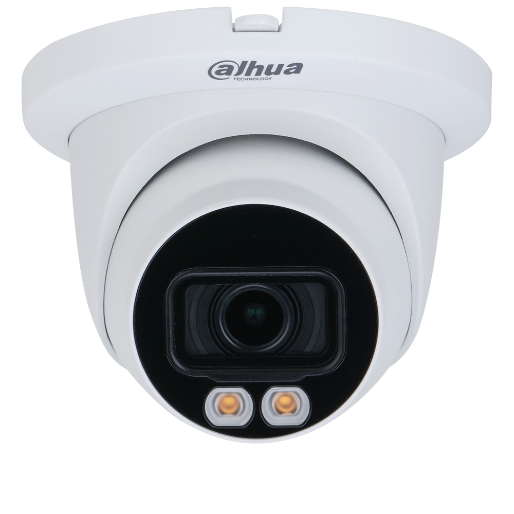 Camera IP 4MP, FullColorLED 30m, Mic, WizMind, SMD3.0, 2,8mm, Card, ePoE- Dahua IPC-HDW5449TM-SE-LED