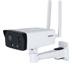 Camera IP 4G 4MP, LED 30m, IR 50m, PIR 10m, Audio, Card, WizSense - Dahua IPC-HFW3441DG-AS-4G-EAU-B