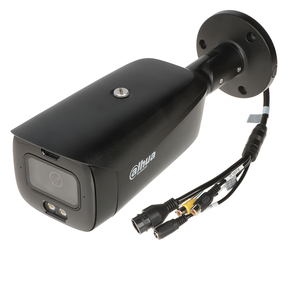Camera IP 5MP LED/ IR 30m, SMD4.0, Card, AI SSA, PoE, TiOC2.0 - Dahua IPC-HFW3549T1-AS-PV-28-S4-BLK