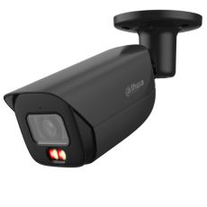 Camera IP 8MP Exterior LED/IR 30m Card Mic PoE 2.8mm WizSense - Dahua IPC-HFW3849E-AS-IL-0280B-Black