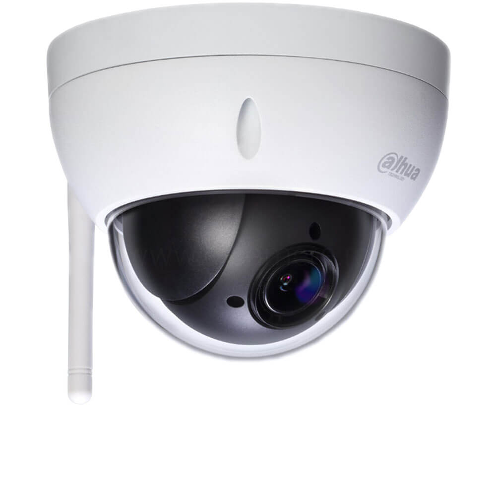 Camera IP 2MP, Exterior, Zoom 4X, Wi-fi, Slot Card, Mini PTZ - Dahua SD22204UE-GN-W