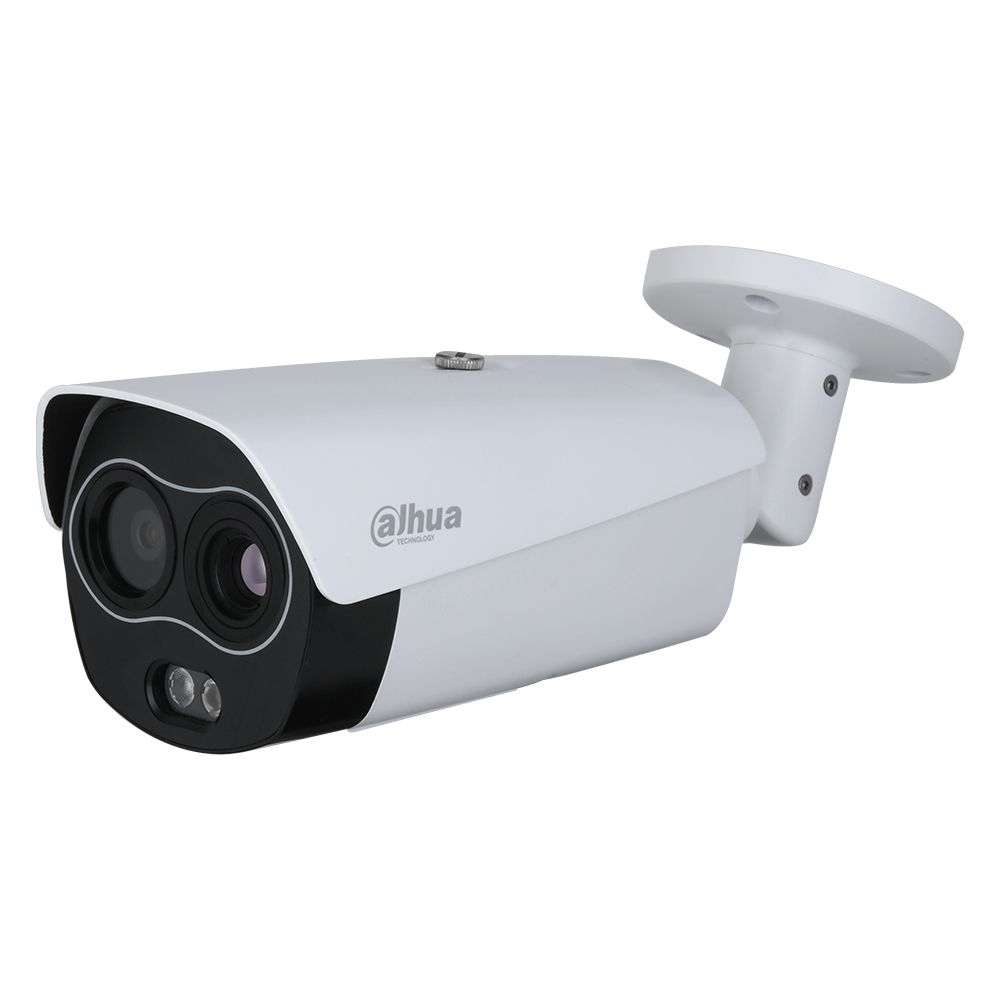 Camera IP Termala hybrid 2MP, IR 50m, Card, ePoE, Dectie incendiu si fum - Dahua TPC-BF5421-B13F8