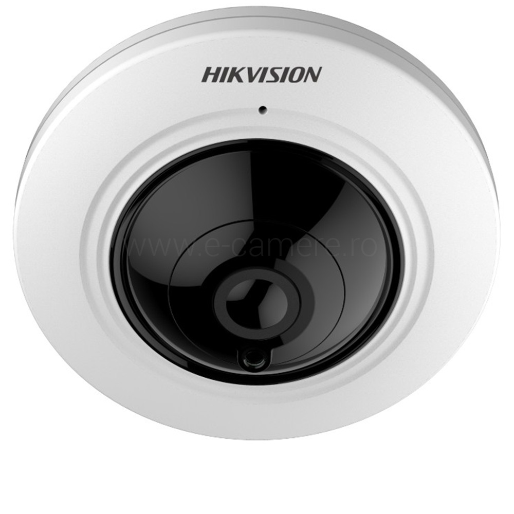 Camera FishEye 5MP, Interior, IR 20m, Microfon - HikVision DS-2CC52H1T-FITS