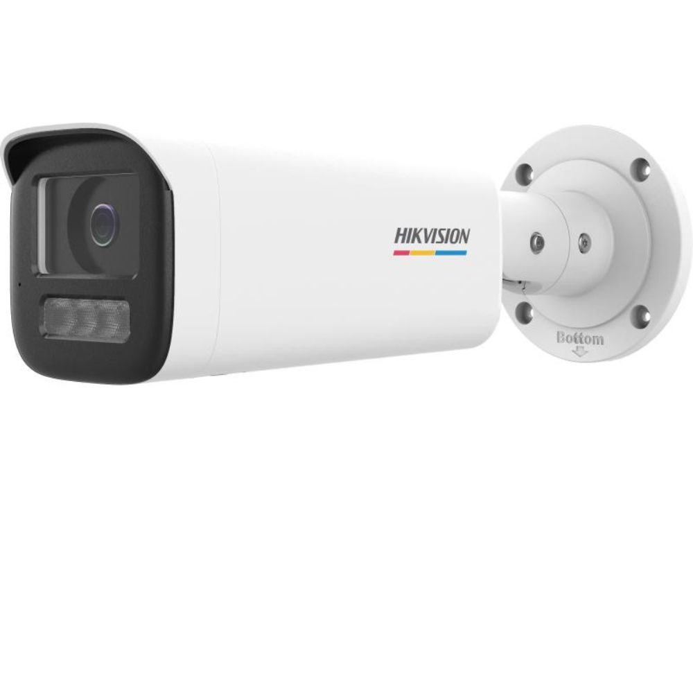 Camera IP 4MP, Ext, ColorVu, LED/IR 50m, Card, Mic, PoE, 2.8mm - HikVision DS-2CD1B47G2H-LIUF(2.8MM)