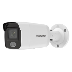 Camera IP 4MP, Exterior, ColorVu, Lumina Alba 40m, Card, PoE, VCA, 4mm- HikVision DS-2CD2047G2-L4C