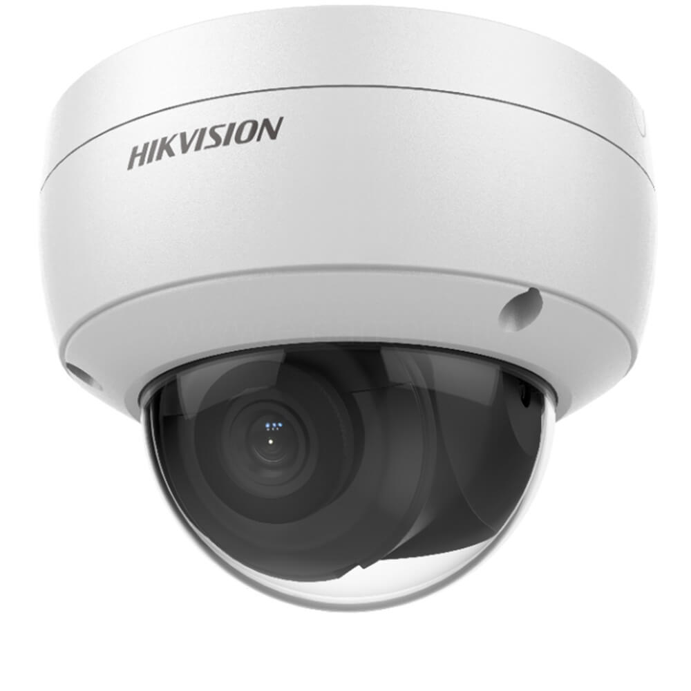 Camera IP 6MP, Exterior, Lentila 2.8, IR 30m, PoE, Slot Card, Microfon- HikVision DS-2CD2163G0-IU2.8