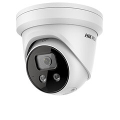 Camera IP , Exterior , 4MP , IR 30m , POE , 2.8mm , Card  - HikVision DS-2CD2346G2-ISUSL