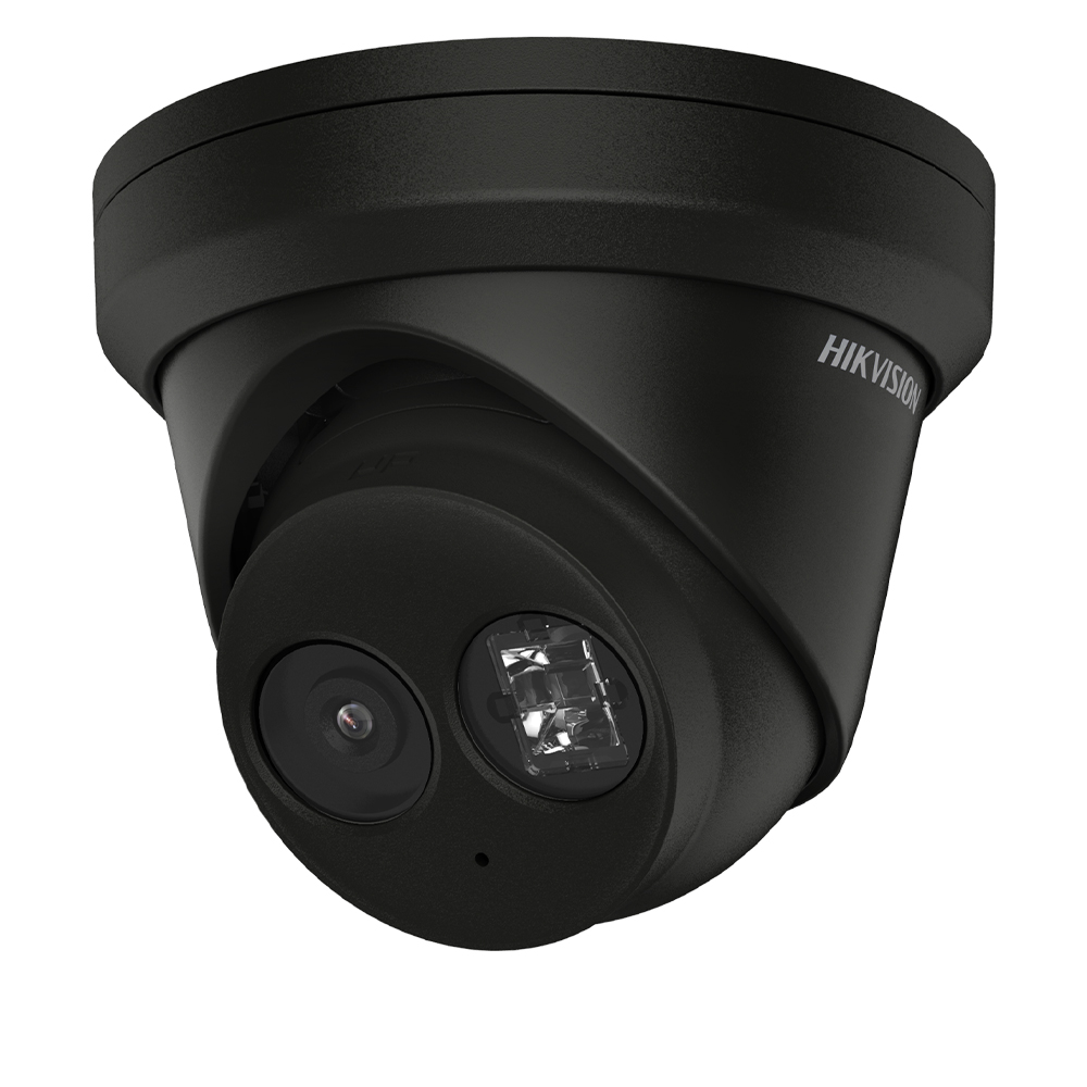 Camera exterior IP 6MP, IR 30m, Lentila 2,8mm, PoE, Card, Neagra - HikVision DS-2CD2363G0-IB28