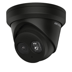 Camera exterior IP 6MP, IR 30m, Lentila 2,8mm, PoE, Card, Neagra - HikVision DS-2CD2363G0-IB28