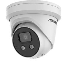 Camera IP 8MP, Exterior, IR 30m, PoE, Card, Alarma Luminoasa, 2.8mm- HikVision DS-2CD2386G2-ISU/SL