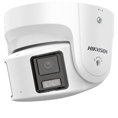 Camera IP 180A° 8MP, LED 30m, AcuSense, Card, PoE, Audio, Alarma - HikVision DS-2CD2387G2P-LSU/SL2