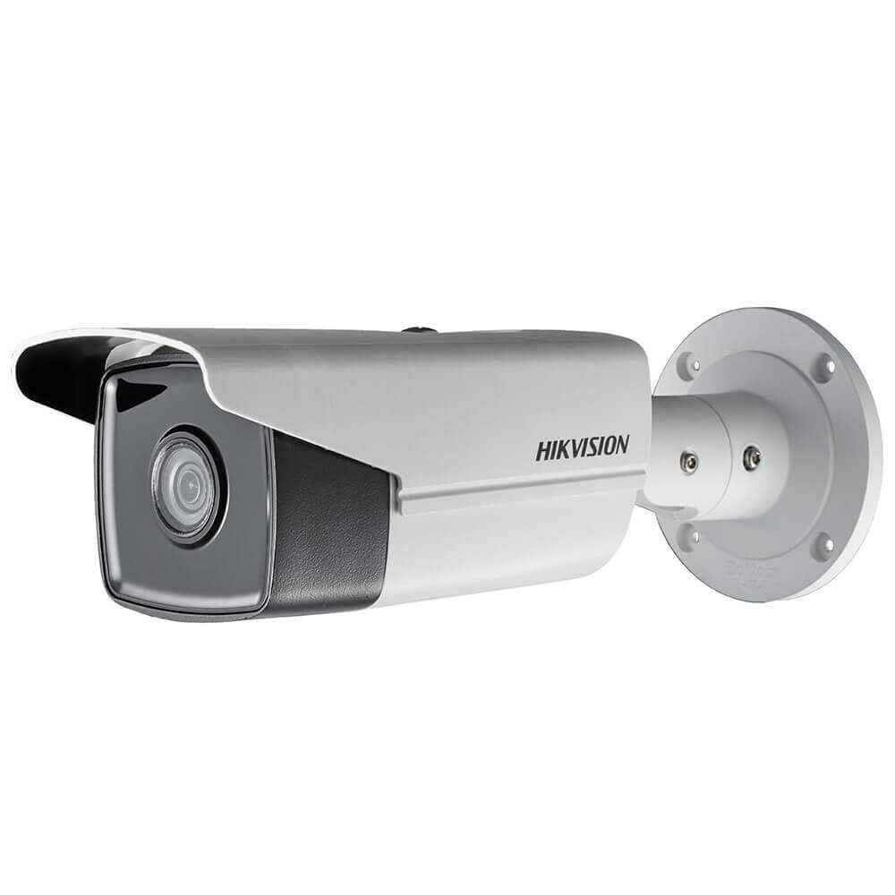 Camera IP 2MP Exterior, IR 80m, POE, Slot Card, lentila 2.8 - HikVision DS-2CD2T23G0-I8