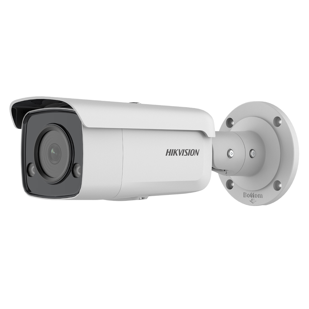 Camera IP 4MP, Exterior, ColorVu, Lumina Alba 60m, PoE, Card, VCA, 2.8mm-HikVision DS-2CD2T47G2-L-28
