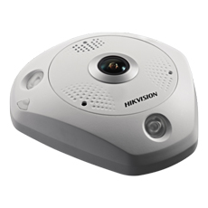 Camera Fisheye IP 6MP, IR 15m, Card, PoE, Microfon, Difuzor Heat Map - HikVision DS-2CD6365G0-IS