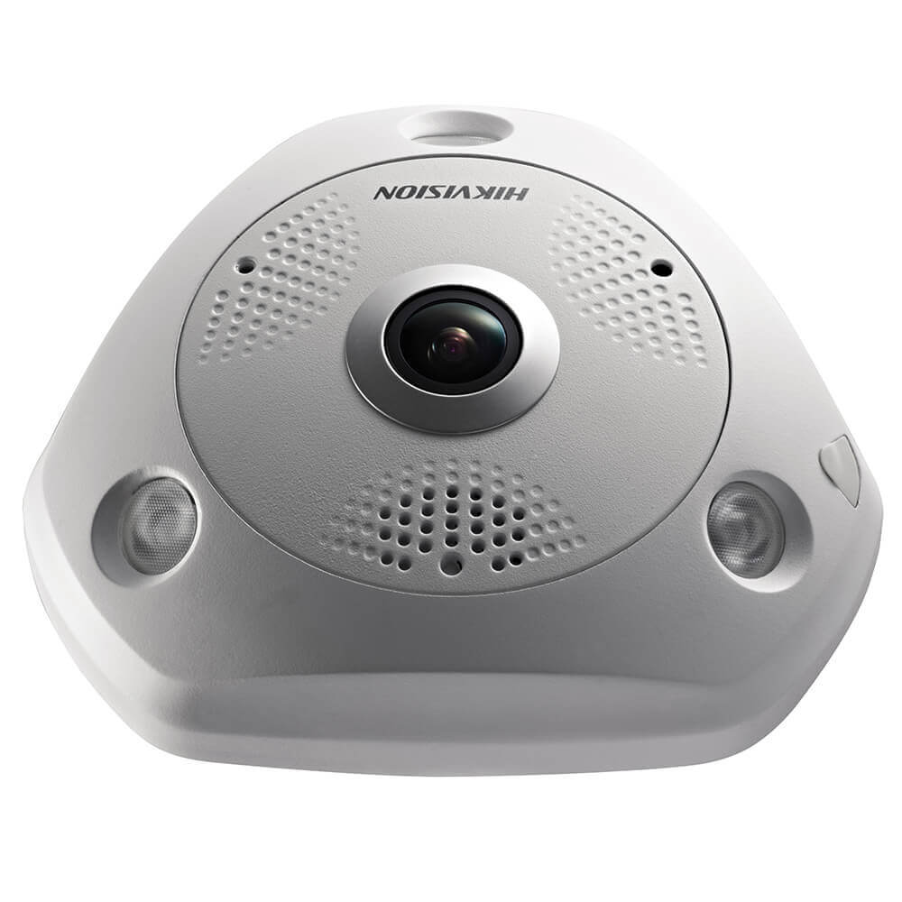 Camera IP Fisheye 6MP Interior, IR 15m, Slot Card, PoE, lentila 1.27mm - HikVision DS-2CD6365G0E-IVS