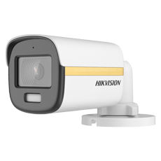 Camera 2MP ColoVu, LED 20m, Microfon, Alarma luminoasa, Lentila 3,6mm - HikVision DS-2CE10DF3T-FS36