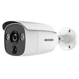 Camera 2MP Exterior, IR 20m, lentila 3.6, senzor PIR integrat - HikVision DS-2CE12D0T-PIRL